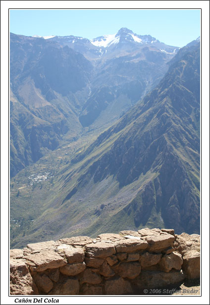 Peru Inka Anden Fotos Bilder Reiseberichte Colca-Canyon Condor Chivay Cabanaconde