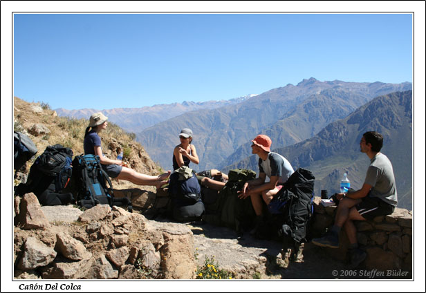 Peru Inka Anden Fotos Bilder Reiseberichte Colca-Canyon Condor Chivay Cabanaconde