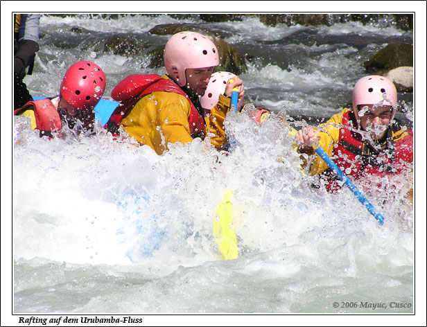 Peru Inka Anden Fotos Bilder Reiseberichte Urubamba Urubambatal Rafting