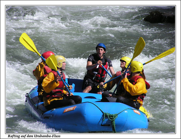 Peru Inka Anden Fotos Bilder Reiseberichte Urubamba Urubambatal Rafting