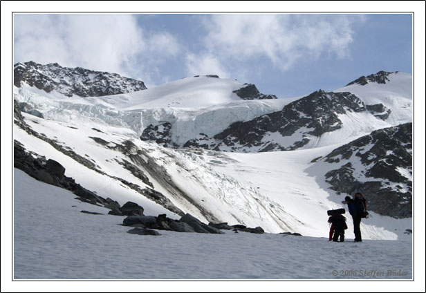 Eisklettern Gletscher Pitztal �tztal Taschachferner Fotos Bilder Reiseberichte