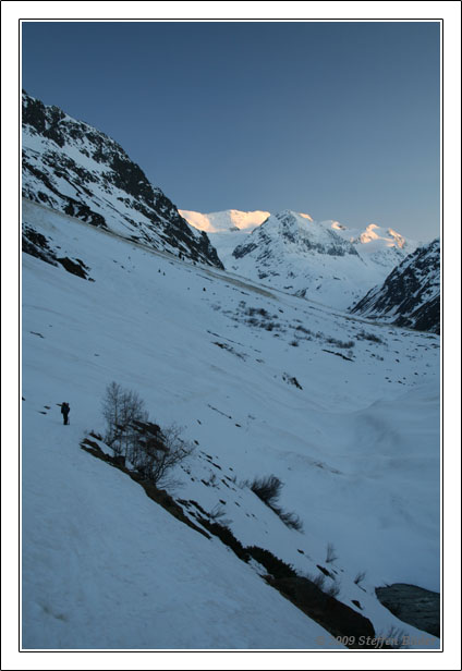 Eisklettern Gletscher Pitztal �tztal Taschachferner Fotos Bilder Reiseberichte